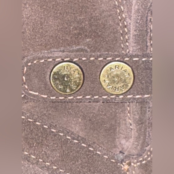 NWOT Ariat Waterproof Charlie Bootie in Chocolate Suede size 9.5 - Picture 5 of 15